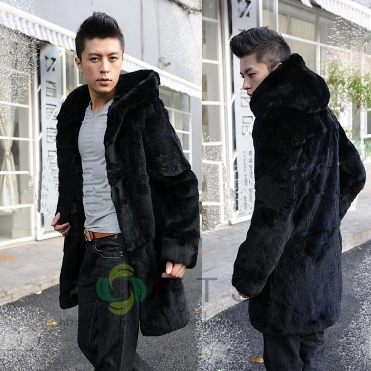 毛皮コート ファーコート メンズ ファーコート ミンク メンズ毛皮コート ロング フード付き 暖かい 防寒 秋冬 Yh857 エフティーエス 通販 Yahoo ショッピング