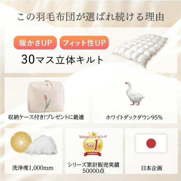 FーDaylight 【F-Daylight正規品】羽毛布団 3KG超増量 ホワイト FーDaylight 【F-Daylight正規品】羽毛布団 3KG超増量 ホワイト