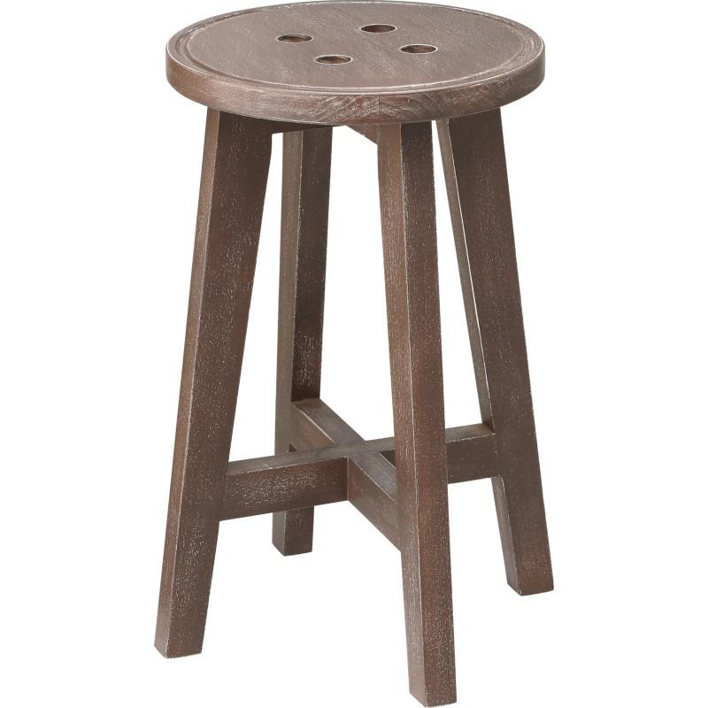 木製丸スツール ブラウン 幅28 奥行28 高さ45cm 椅子 おしゃれ キッチン カウンター レトロ 丸椅子 北欧 カフェ Lfs 452br インテリアふうち 通販 Yahoo ショッピング