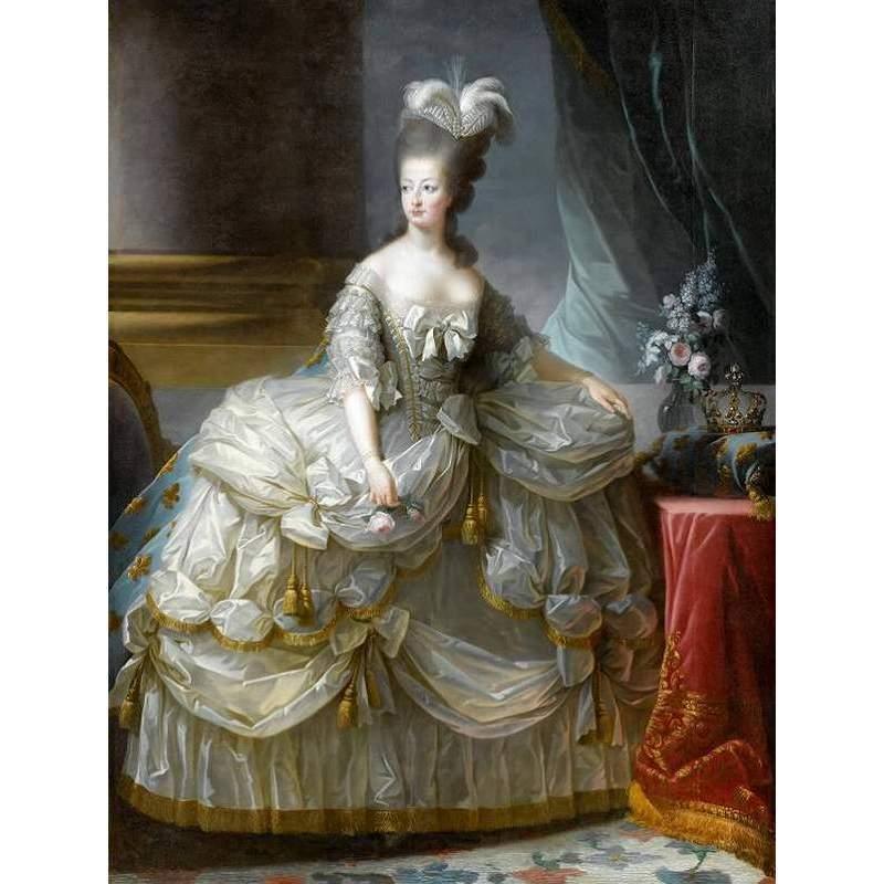 マリーアントワネットロココ調額縁入り