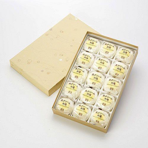 生クリーム大福セット15個入 (ギフト箱) : 御菓子処 富貴堂(fu