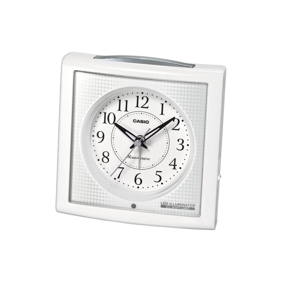 CASIO カシオ 置時計 電波時計 スーパーイルミネーター 夜見えライト