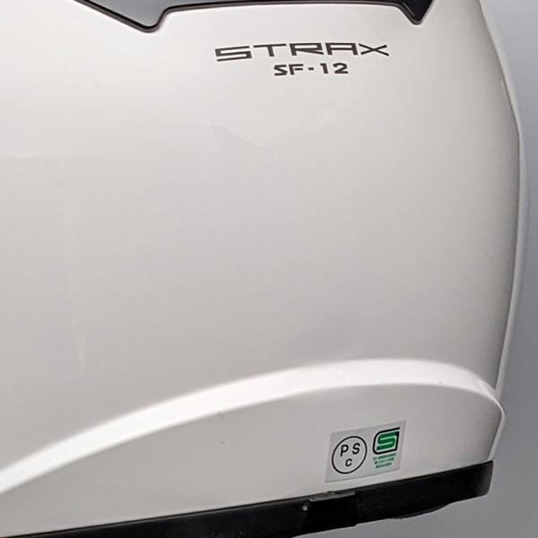 リード工業 STRAX フルフェイスヘルメット ホワイト Lサイズ SF-12