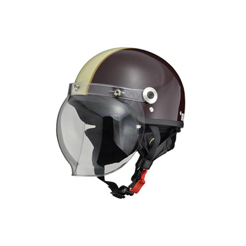 ヘルメット 着脱可能 バブルシールド 開閉式 バイク用品 かっこいい