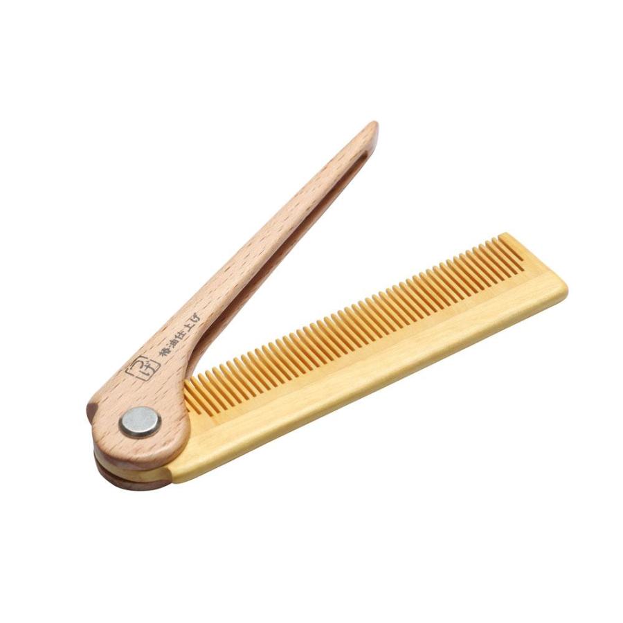 クシ 柘植櫛 ブラシ コーム 木製 椿油 髪 ヘアケア コンパクト 持ち運び 女性 プレゼント TOK-103 つげくし 折りたたみ : 通販 ...