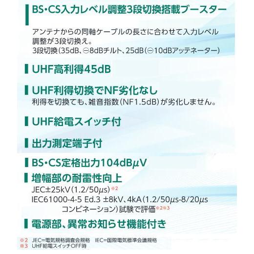 UBCBW45SS 2個 UBCBW45SS(定格出力レベル 470～710MHz：105dBμV、1032MHz