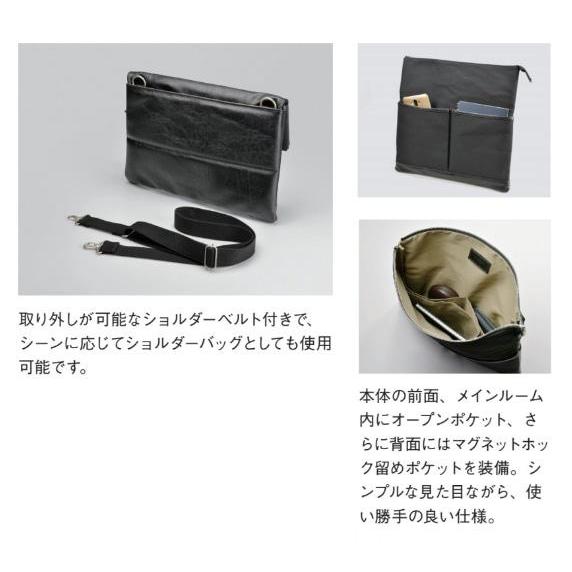 BAGGEX KTタイプ クラッチバッグ ショルダー兼用 14-0097 ブラック