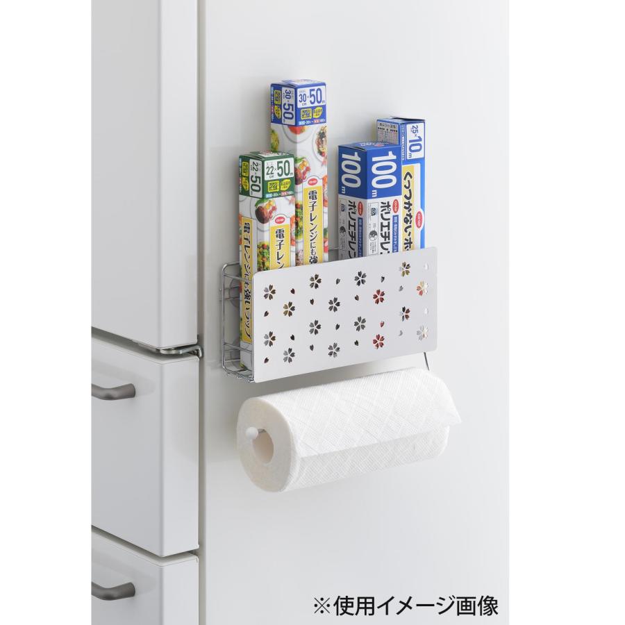 ラック キッチン 収納 冷蔵庫横 吸盤 台所 隙間 ホルダー タオル