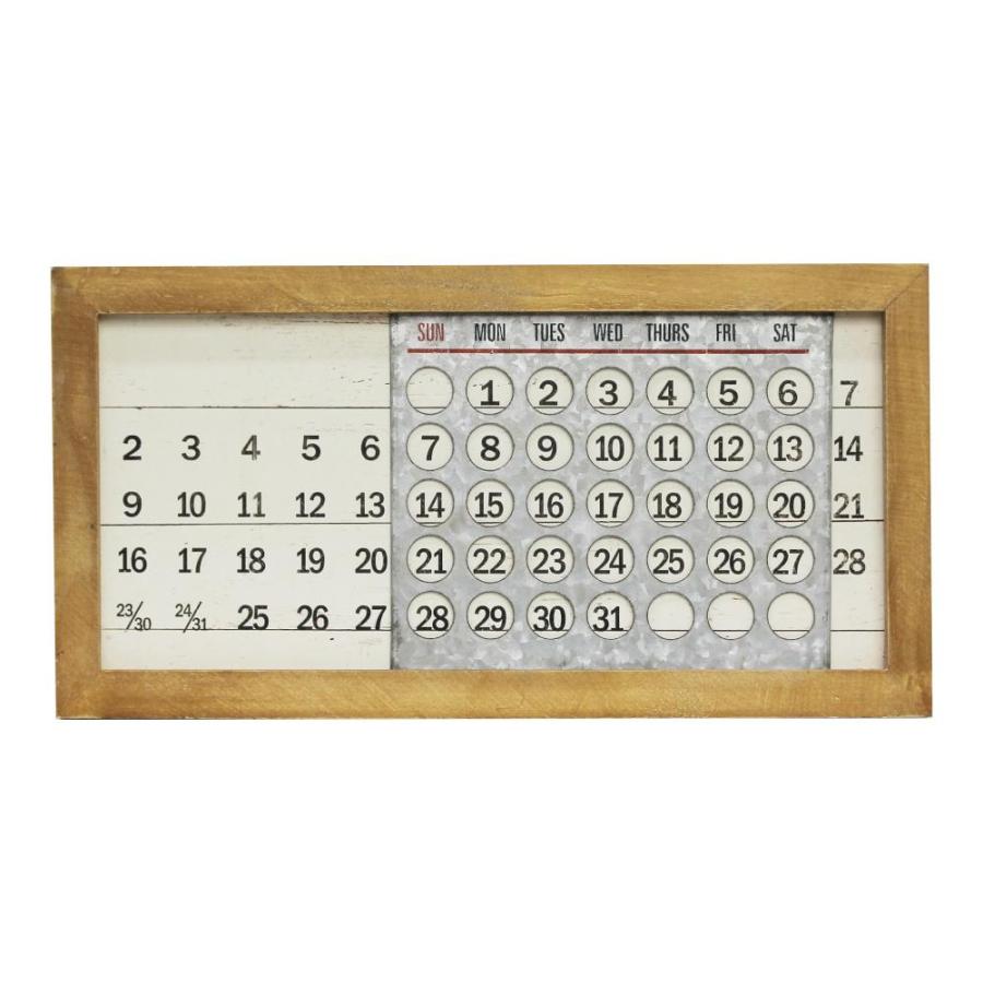 万年カレンダー WOODEN PERPETUAL CALENDER MINI NATURAL 2415 : 1695368 : 通販奉行 ...