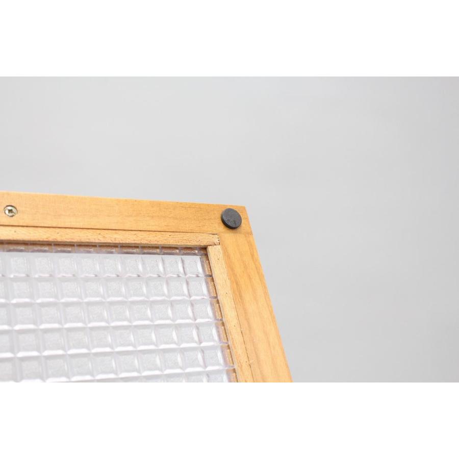 天然木桐材の軽量木製Showcase  W40H35cm ライトブラウン CFB-402535LB CFB-402535LBの画像