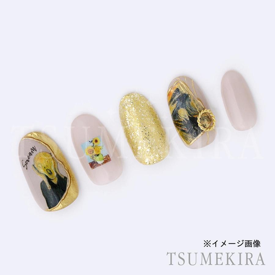 ネイル シール アート 爪 セルフネイル コラージュ 有名絵画 かわいい