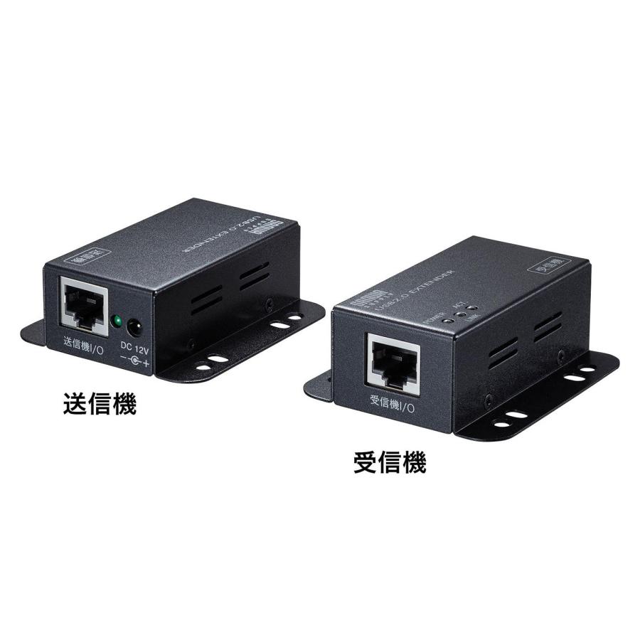 サンワサプライ USB2.0エクステンダー 2ポートハブ付き USB サンワサプライ USB2.0エクステンダー 2ポートハブ付き USB