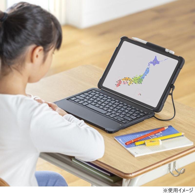 サンワサプライ iPad 第10世代専用ケース付きキーボードタイプC