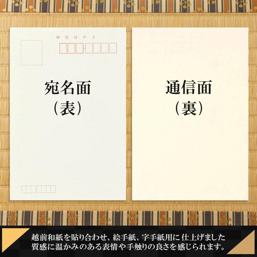 はがき 絵手紙 和紙 無地 年賀状 手書き 季節 挨拶 正月 年末年始 お  