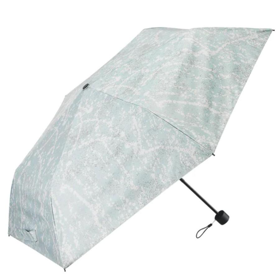 LESS IS MORE ZENTENKOU反射 折りたたみ傘 55cm ドリッピング グリーン