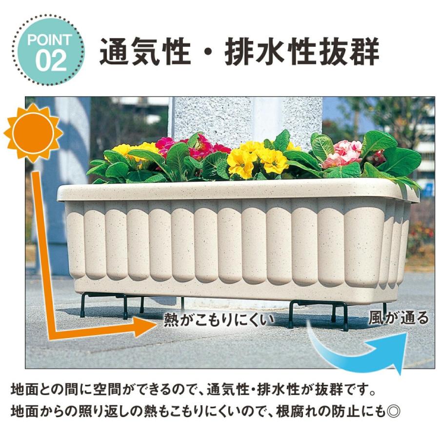 プランターベース2セット(4個組) 屋外 スタンド 台 フラワー プランターベース2セット(4個組) 屋外 スタンド 台 フラワー