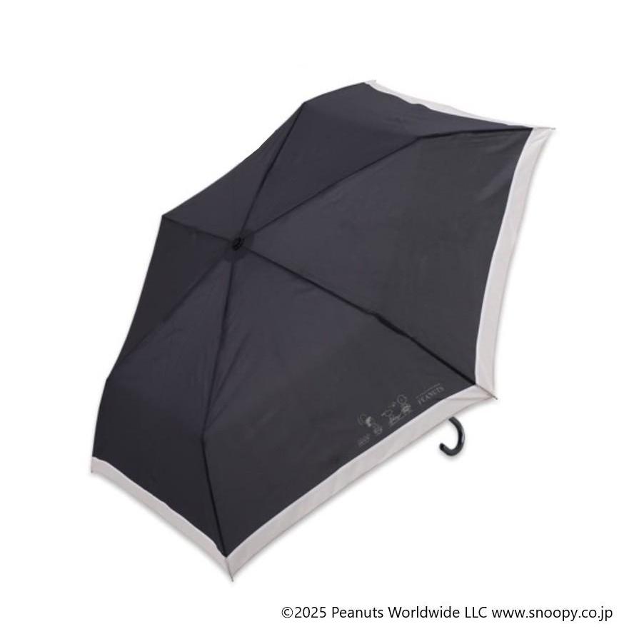 小川 ogawa 90625 OPC ピーナッツ雨傘/折畳傘 スヌーピー/ブラック