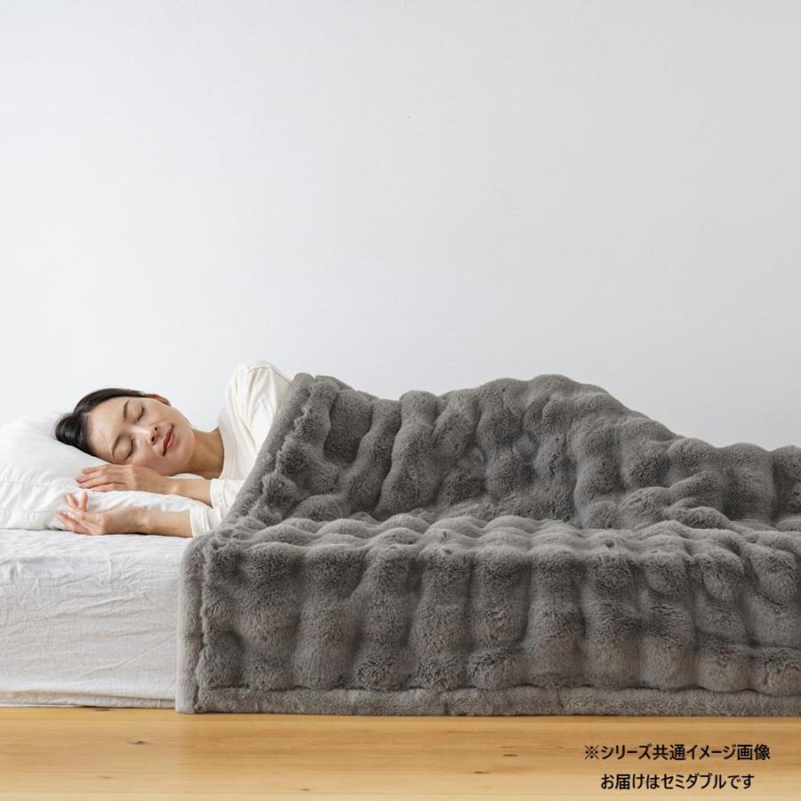 羽立工業 リラクシングワーク ねおちブランケット セミダブル グレー