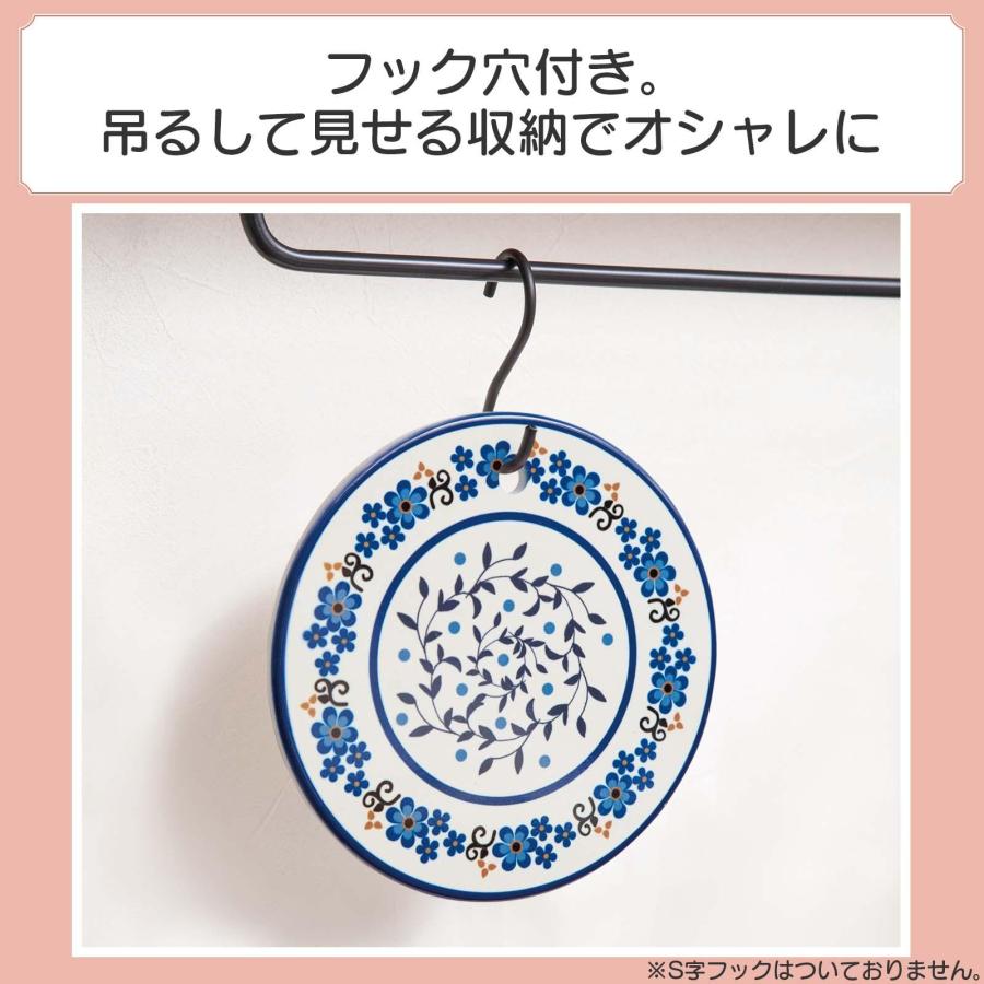 陶器製の鍋敷き ブーケ 丸型 北欧 おしゃれ ポットスタンド 花柄 滑り