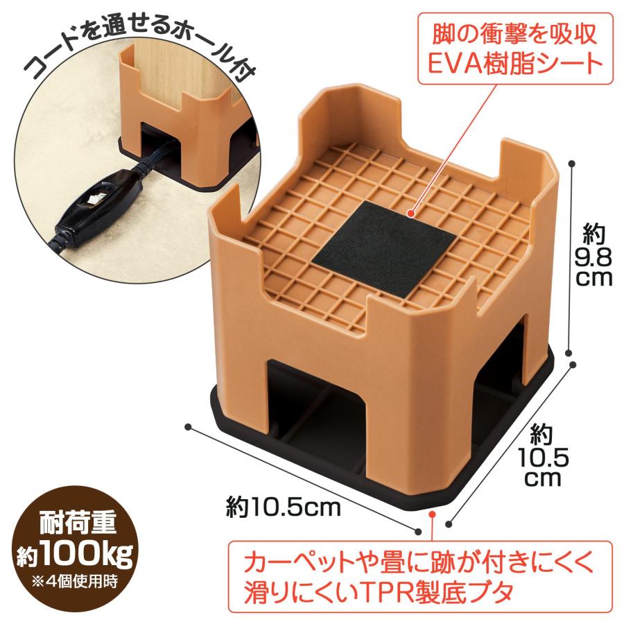 高さ調整 継足セット Amazon.co.jp : BOIVSHI 高さ調整 継ぎ脚 テーブル 脚 継ぎ足し