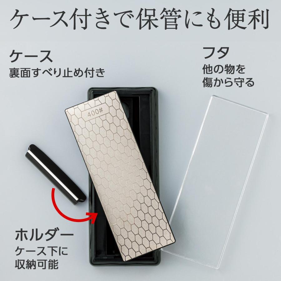 両面ダイヤモンド砥石 角度調整ホルダー付 初心者 安心 セラミック