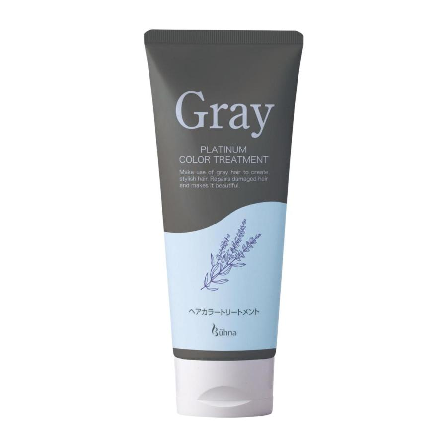 ビューナ プラチナカラートリートメント 200g 放置時間5分 白髪染め