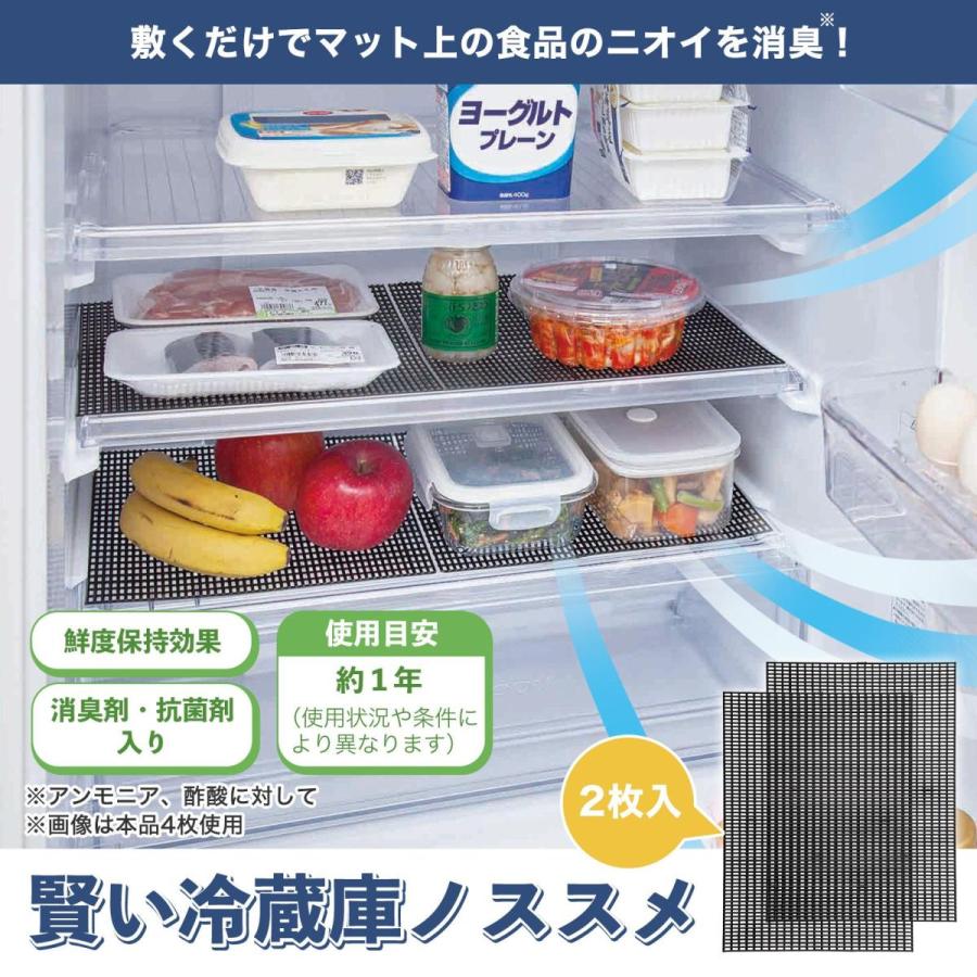 値下げ‼️鮮度保持のため冷蔵保存しております 賢い冷蔵庫ノススメ 2枚入 使用目安約1年 鮮度保持 敷くだけ