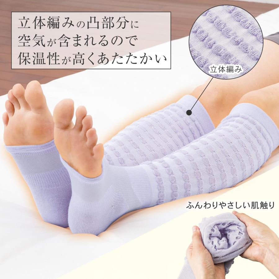 心地よいツラナインサポーター2枚入り【ふくらはぎ周り：約25～45㎝】コモライフ 心地よいツラナインサポーター 2枚入 洗濯機OK 冷え 対策 就寝中