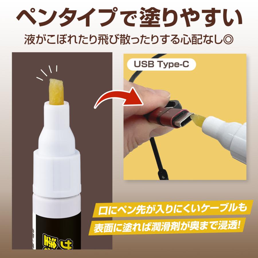 サッと塗るだけ 接点潤滑ペン 8ml ペンタイプ 塗りやすい 汚れ落とし