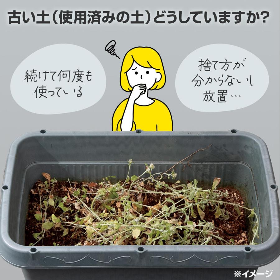 古い土のリサイクル材 ツチリッチ リサイクル材 栄養 家庭菜園