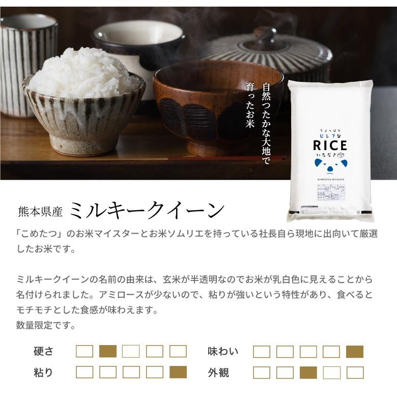 ミルキークイーン 米 お米 5kg 熊本県産 令和6年産 精米5kg みる ミルキークイーン 米 お米 5kg 熊本県産 令和6年産 精米5kg みる