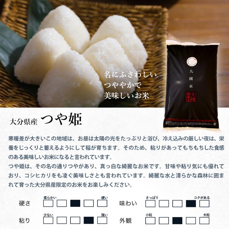 つや姫 米 お米 10kg 大分県産 令和7年産 5kg×2袋 : こめたつ - 通販