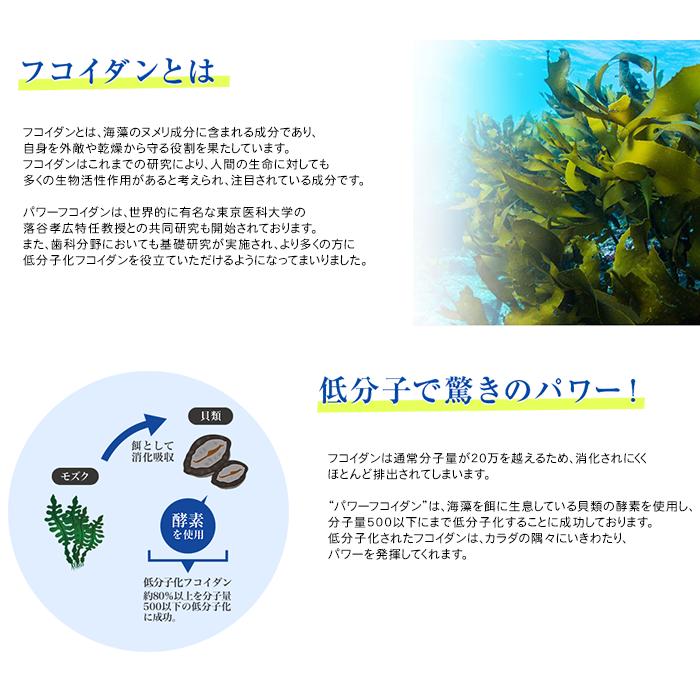 公式 パワーフコイダン カプセルタイプ 90粒入り 低分子化フコイダン