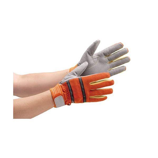 雑誌で紹介された ミドリ安全 耐切創性防火手袋 (人工皮革・滑り止めタイプ) 3L オレンジ MTK-500-OR-3L 1双 使い捨て手袋
