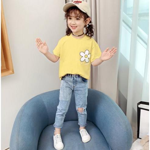 お花tシャツ 女の子 半袖 ワンポイント 韓国子供服 キッズ トップス 可愛い インスタ映え Kids Tshirt 002 Style Function 通販 Yahoo ショッピング
