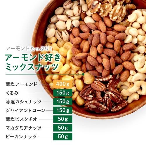 選べる７種類ミックスナッツ1kg  【地域別送料無料同梱可】便利なチャック付き包装 |  | 03