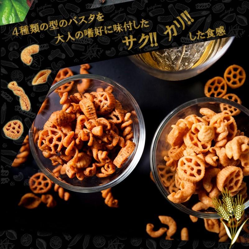 サクットパスタ 　ガーリック味　パスタスナック 揚げパスタ スナック お菓子 おつまみ にんにく味 |  | 02