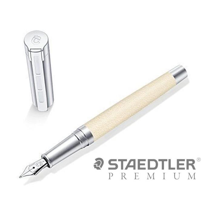 ステッドラー（STAEDTLER） 万年筆 高級 牛革軸 ドイツ プレミアム コ