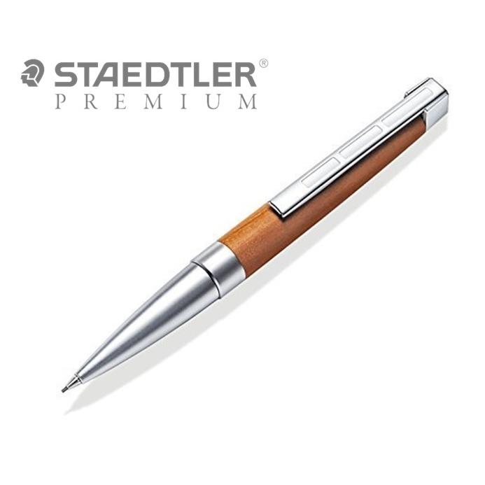 ステッドラー プレミアム 木軸 アルミ ドイツ ステッドラー（STAEDTLER） シャーペン 0.7mm 高級 木軸 ドイツ