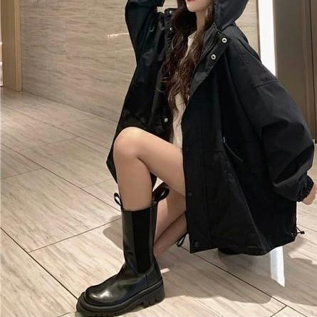 女の子 女性 レディース ファッション お洒落 可愛い 大人可愛い ジャケット ブルゾン 薄手 アウター ミドル ミドル丈 マウンテンパーカー トレンドファション マウンテンパーカー 今日の超目玉 Bogadecoserveis Com