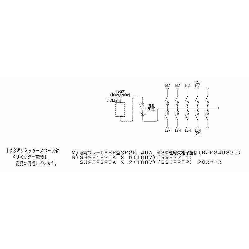 Panasonic（パナソニック） BQR3482：住宅用分電盤(露出・半埋込両用形 