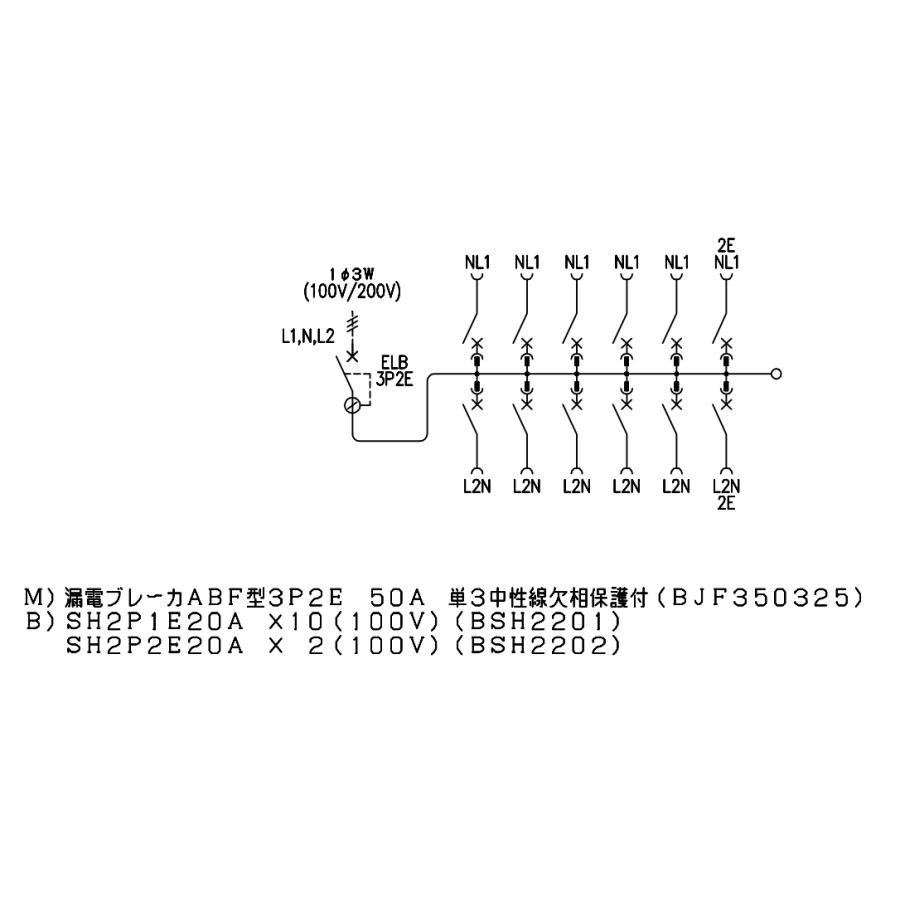 Panasonic（パナソニック） BQR8512 住宅用分電盤(露出・半埋込両用形