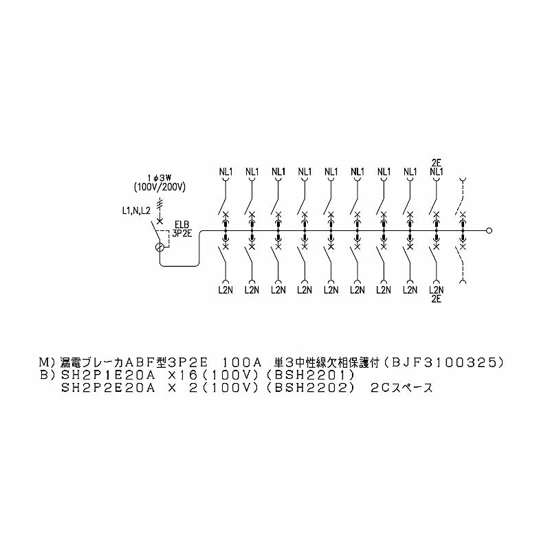 Panasonic（パナソニック） BQW810182：住宅用分電盤(露出・半埋込両用