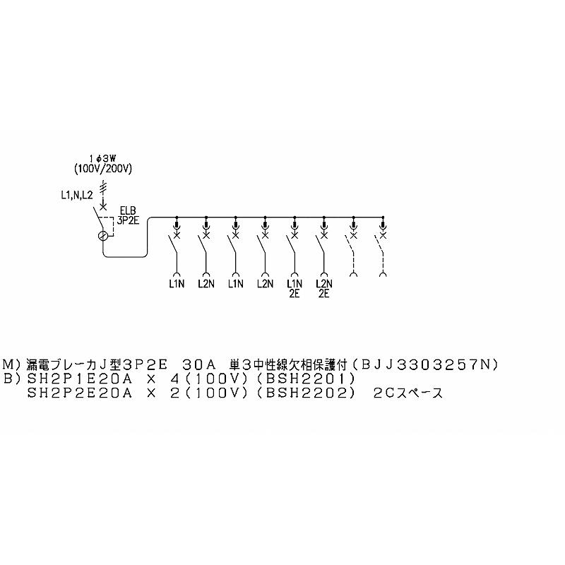 Panasonic（パナソニック） BQWB8362：住宅用分電盤(露出・半埋込両用