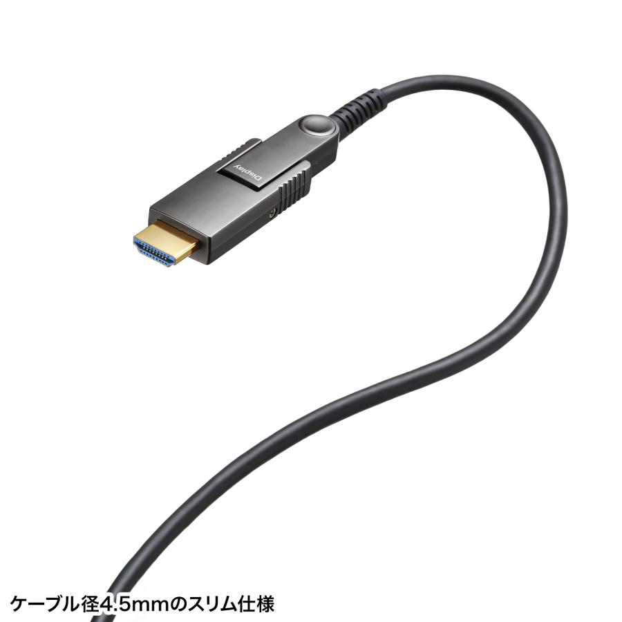 SANWA SUPPLY（サンワサプライ） 4K60Hz対応光ファイバHDMIケーブル