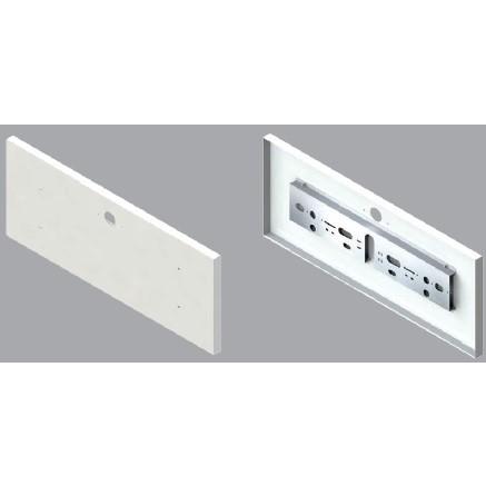 ヤブシタ MOYU-08W32B：誘導灯リニューアルプレート C/B級壁直付用