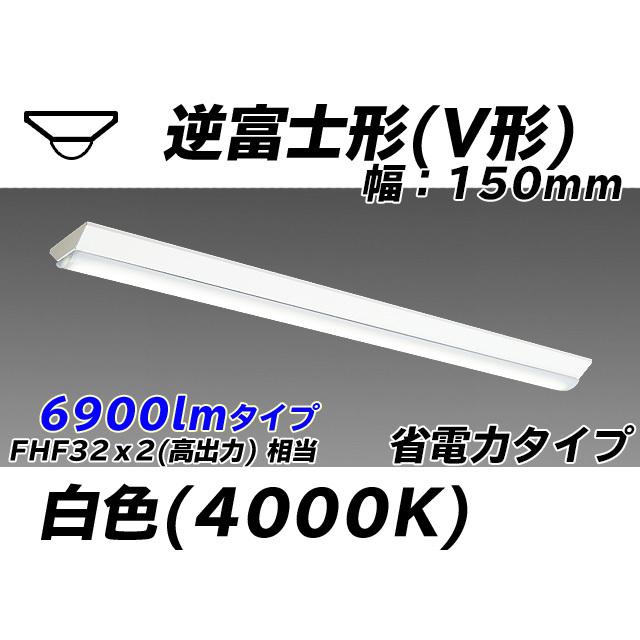 ユニット形ベースライト(Myシリーズ) 直付形 150幅 省電力タイプ 白色(4000K)  (6350lm) MY-V470400/W AHTN