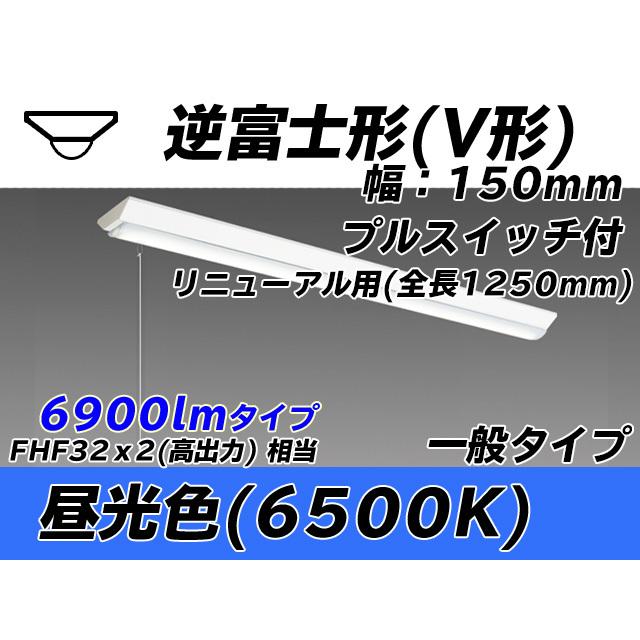 MY-V470432S/D AHTN ベースライト 直付形 150幅 全長1250 FHF32(高出力)x2相当 昼光色