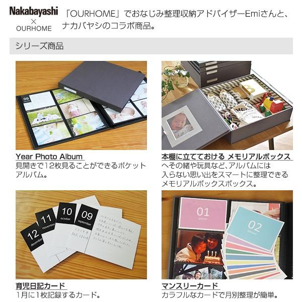 ナカバヤシ Nakabayashi×OURHOME 本棚に立てておける メモリアル