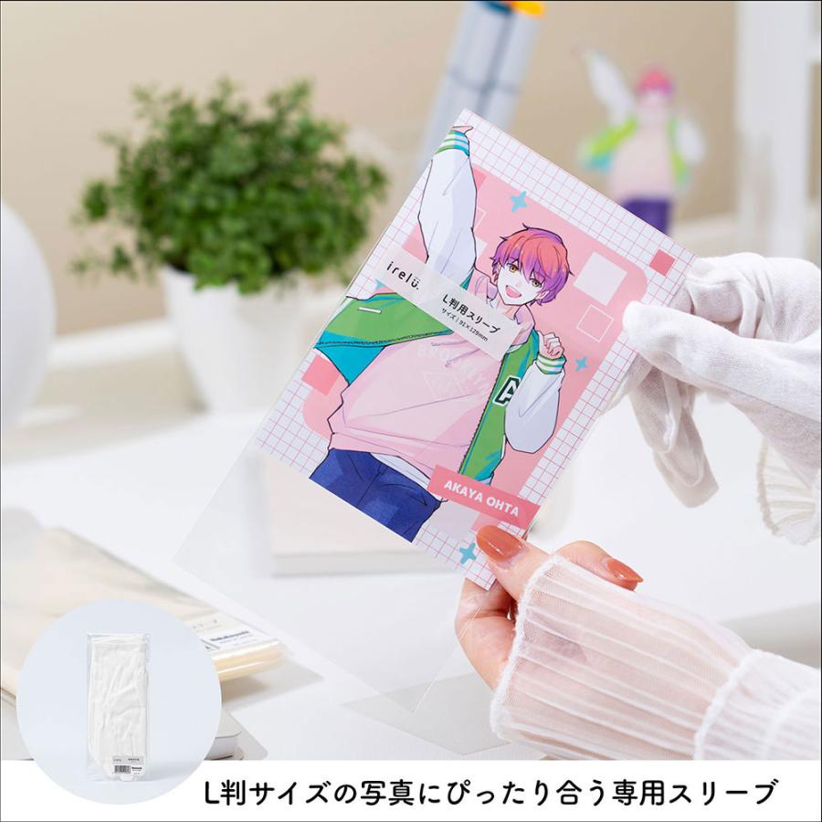 irelu】L判写真・ブロマイド用 [イレールスリーブ] 100枚入 91×129mm